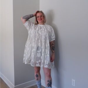 Sister Jane White Floral Mini Dress